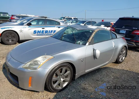 2003 Nissan 350Z Touring z USA, uszkodzony, nr VIN JN1AZ34D43T103694